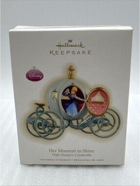 2009 Hallmark Disney Cinderella In Coach "Her Moment To Shine" Ornament